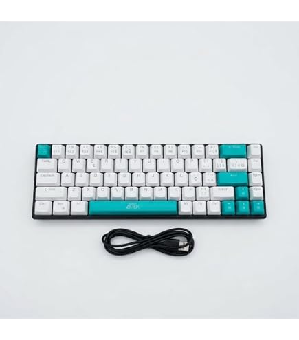 Teclado Mecânico 60% Compacto Gamdias Hermes E3 RGB Preto Switch